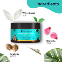 Pilgrim Jeju Rejuvenating Skin Set | Nourishing | Moisturising | Natural Exfoliator | Face Wash 100ml, Face Scrub 100gm, Day Cream Tinted SPF 50 100gm | All Skin | Men,Women | Vegan | Korean Beauty Secrets