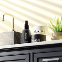 Dasher Sea Salt Spray (100ml) & Hair Styling Cream (100g), Lightweight Cream, Medium Hold Puck, Water-Based, Volumizes & Texturizes Hair, With Bhringraj & Vitamin E