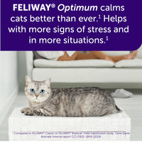 FELIWAY Optimum, Enhanced Calming Pheromone 30-day Refill  6 Pack