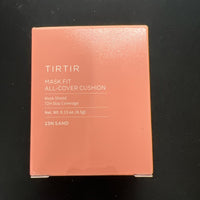 TIRTIR Mask All-Cover Cushion Foundation, Full coverage, Skin fit, Satin Glow Finish, Korean Cushion Foundation #23N SAND, 4.5g