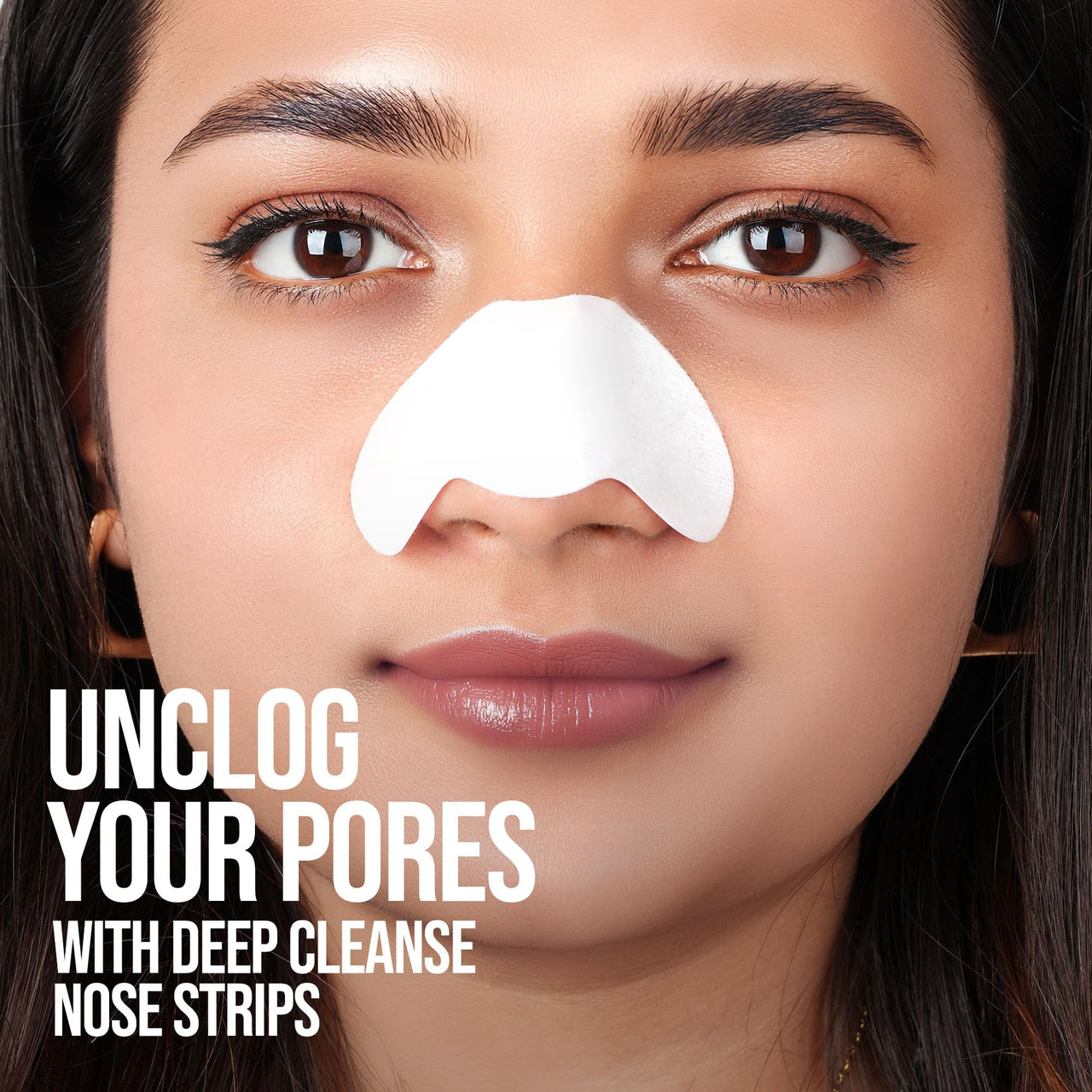Hilary Rhoda Deep Cleanse Nose Strips | Instant Removal | Removes Blackheads & Whiteheads | Deep Cleanses Skin & Removes Dirt & Oil | 10 Strips (Charcoal - Shade 01)