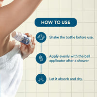 Bloom Brightening Underarm Roll | (Pack of 2) | (50ml) - With AHA, Melazaro & Kojic Acid | For Dark Underarms, Pigmentation & Odour| Rapid Melanin Reduction Formula | Zero White Cast + Bacterial Protection