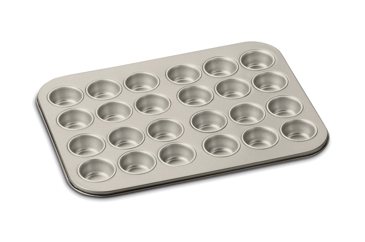 Cuisinart Chef's  Classic Nonstick Bakeware 24-Cup Mini Muffin Pan, Champagne