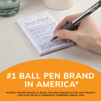 BIC Atlantis Velocity Bold Retractable Ball Pen, Bold Point (1.6mm), Blue, 12-Count, Rubber Grip for Comfortable Writing 12 Count (Pack of 1)