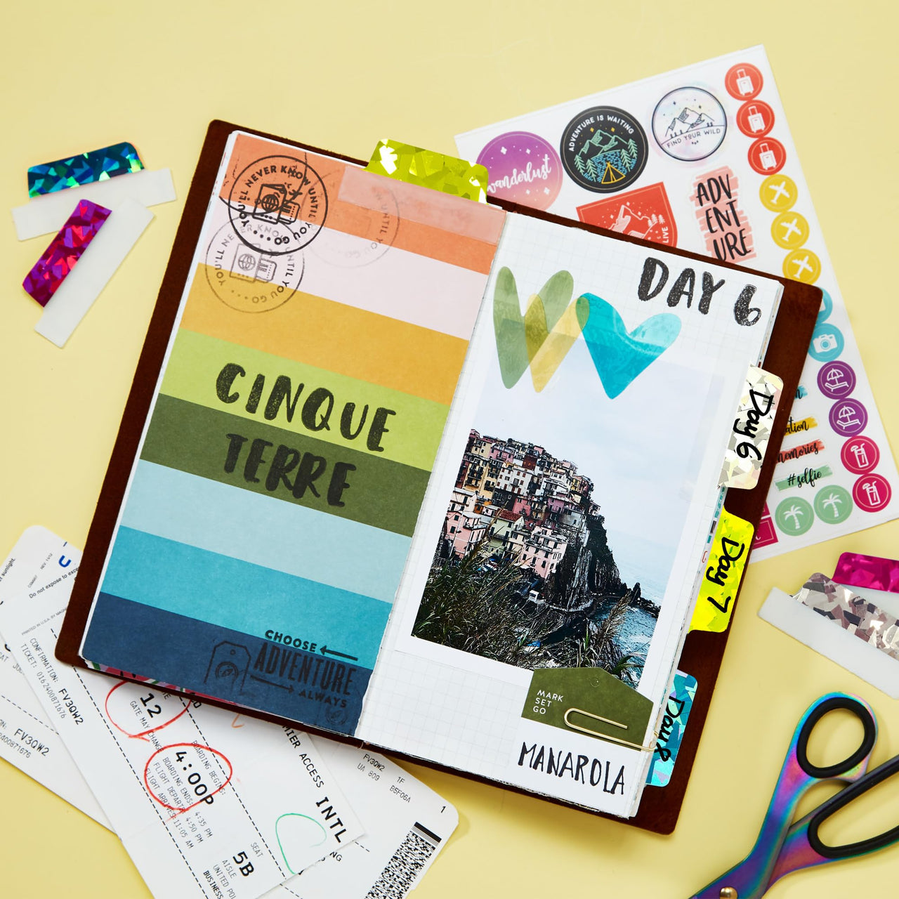 Avery Margin Ultra Tabs, 2.5" x 1", Holographic Jewel Tone Colors, 16 Repositionable Page Tabs (74147) 16 tabs Holographic Jewel Tones