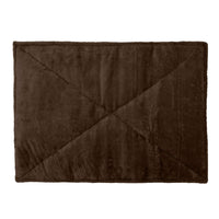 Furhaven ThermaNAP Self-Warming Cat Bed for Indoor Cats & Large/Medium Dogs, Washable & Reflects Body Heat - Quilted Faux Fur Reflective Bed Mat - Espresso, Large ThermaNAP Pad - Quilted Faux Fur (Espresso) 36.0