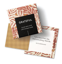 Compendium ThoughtFulls Pop-Open Cards – Grateful – 30 Pop-Open Cards, Each with a Different Inspiring Message Inside