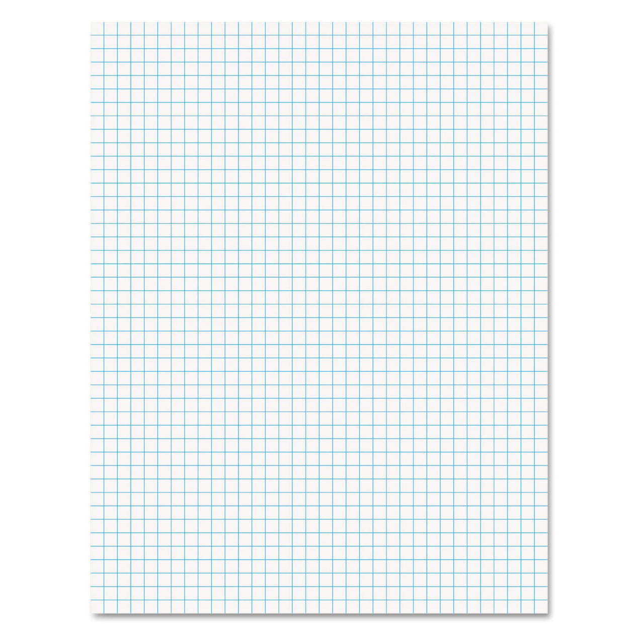 Ampad 8 1/2 x 11 Inches White Quad Pad, 4 Square Inch, 50 Sheets, 1 Each (22-030C)