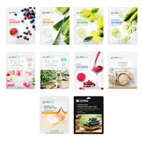 MIRABELLE COSMETICS KOREA Glossy skin facial sheet mask combo pack of 10