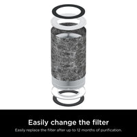 Shark Air Purifier for Home, Office, and Bedroom, Clean Sense Technology, HEPA Air Filter, 1200 Sq Ft, Captures 99.98% of Particles, Pet Dander, Pollutants, Dust, Smoke, Allergens & Smells, HP202 Black 1200 Sq. Ft.