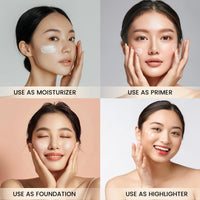 Shryoan Illuminating Strobing Moisturizer Cream Primer | Radiant Skin & Instant Glow with Suitable All Day Dewy Look & Glass Finish, Hydrating Moisturizer (20g) (Gold)