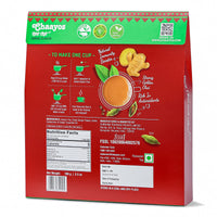 Chaayos Adrak Elaichi Tea (Ginger and Cardamom) - Premium Desi Chai Patti for Authentic Masala Flavour | Immunity Booster- 100g [50 Cups]