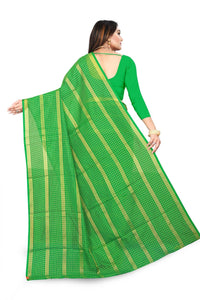 Amazon Brand - Anarva Soft Heavy & Cotton Silk Sarees for women, Beautiful saree free size with unstitched Blouse Piece