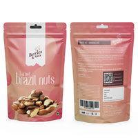 Berries And Nuts Premium Jumbo Brazil Nuts 200 Grams Pouch | Selenium Rich | 1 Pack Of 200 Grams - Kernel