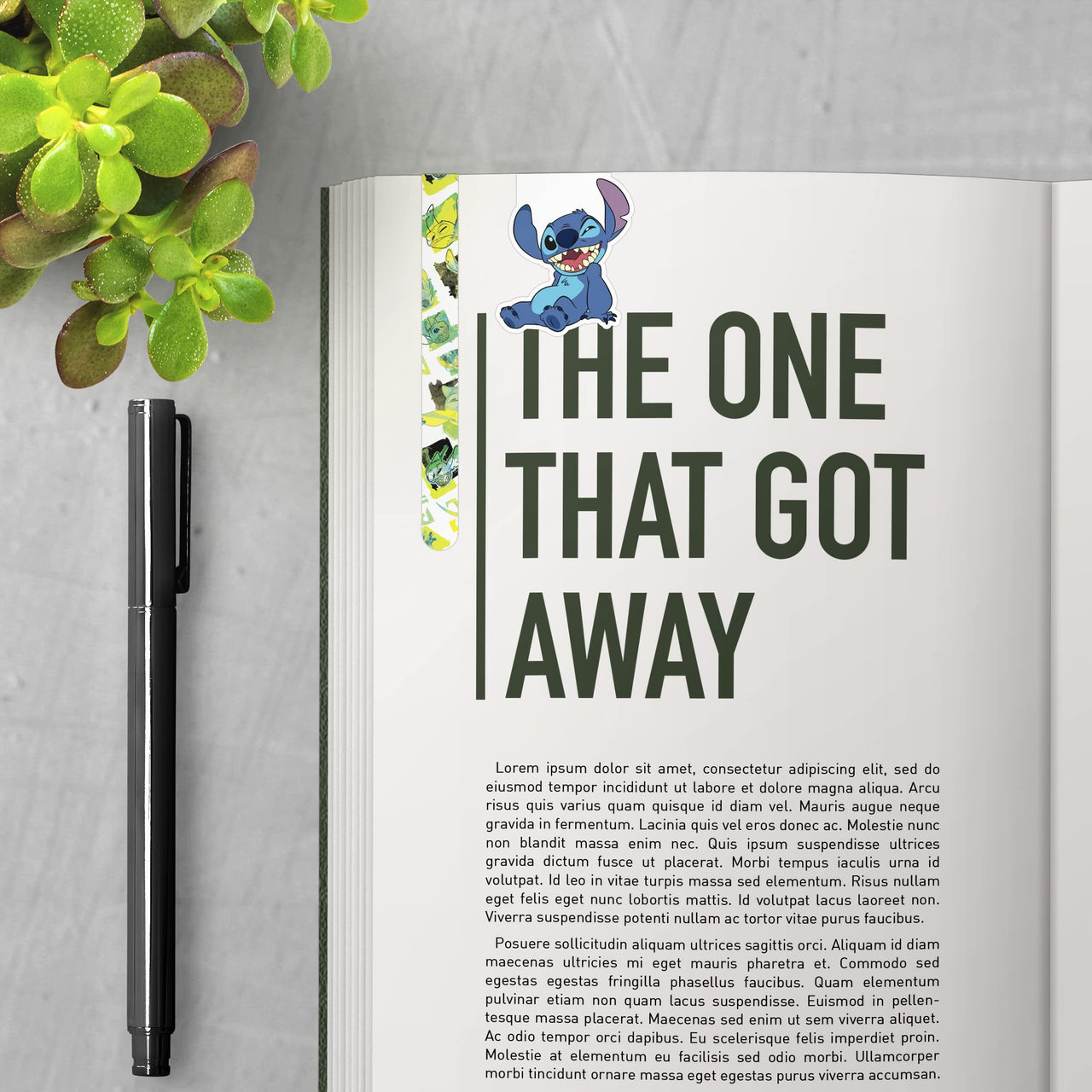 Antioch Disney Lilo & Stitch Magnetic Page Clips (6-Pack) Stationery, Multicolor, 2.95 x 8.66 x 0.6