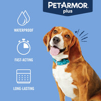 PetArmor Plus Flea and Tick Prevention for Dogs, Dog Flea and Tick Treatment, 1 Dose, Waterproof Topical, Fast Acting, Medium Dogs (23-44 lbs) 23-44 lbs 1 Count