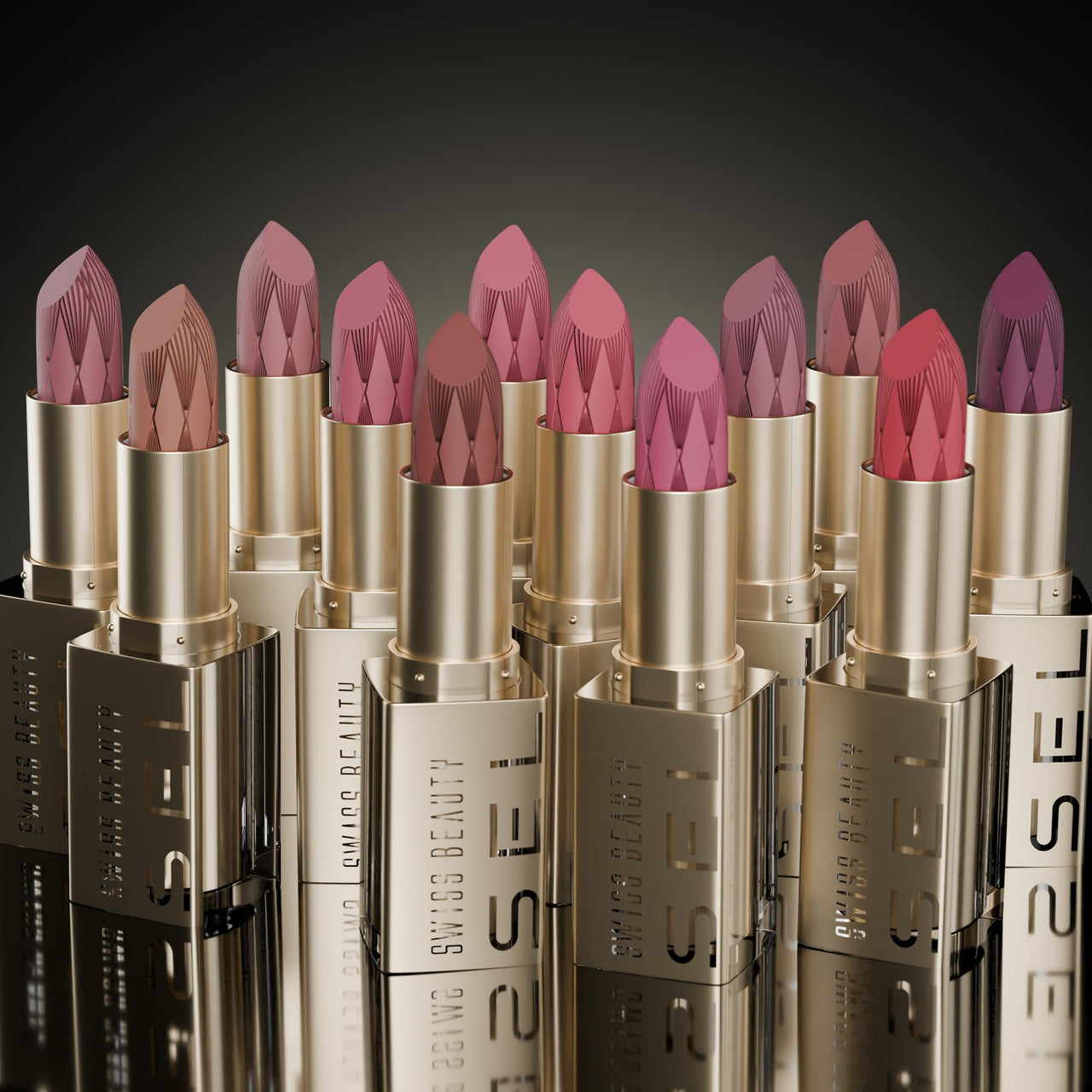 Swiss Beauty Select Crème Touch Hydrating Lipstick | With Vitamin E and Tea Tree Oil | High -shine finish | shade- Holly Pink, 3g |
