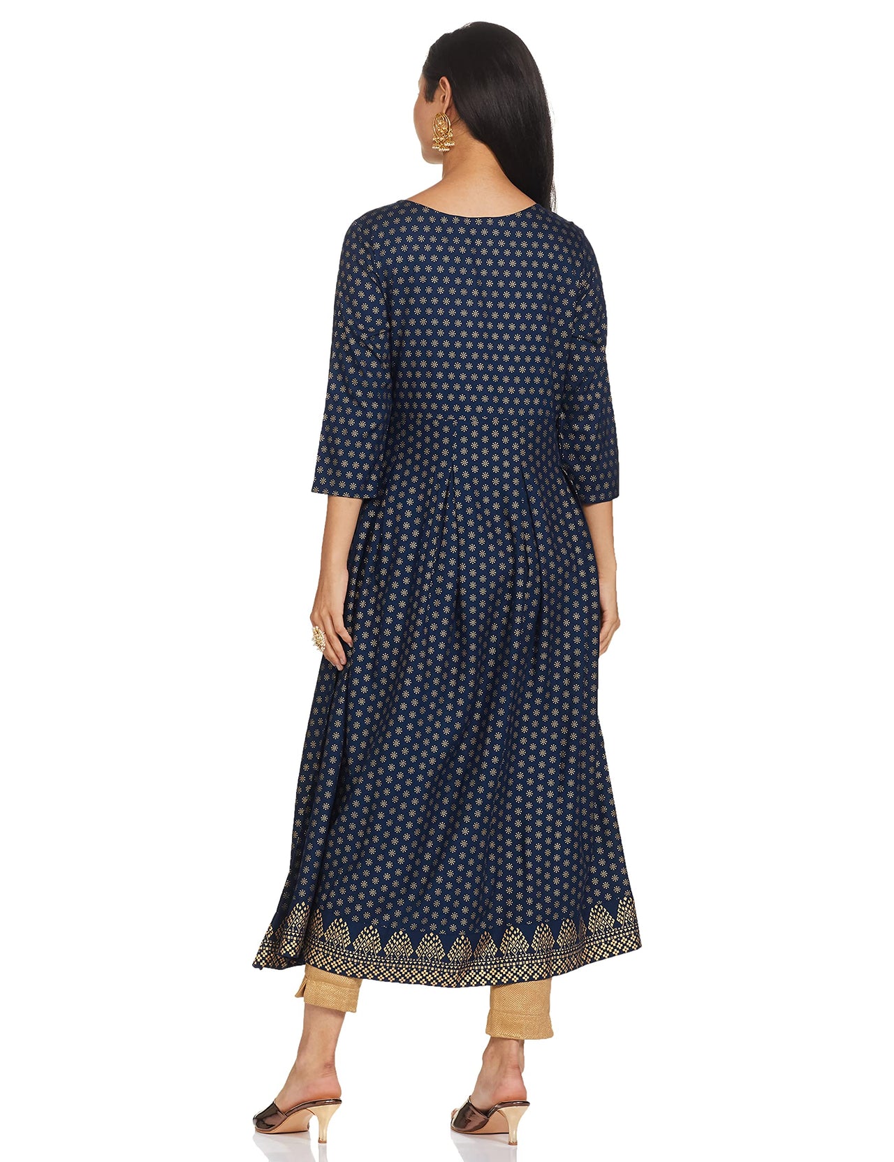 Amazon Brand - Tavasya Women Rayon Festive Kurti