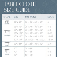 Elrene Home Fashions Caiden Elegance Damask Fabric Tablecloth, 90