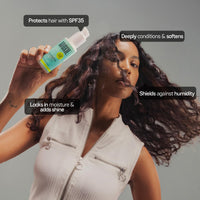 Moxie Beauty Ditch-The-Frizz Trio | Gentle Cleansing Shampoo (200ml), Ultra Hydrating Conditioner (175ml) & Frizz Fighting Hair Serum (50ml)