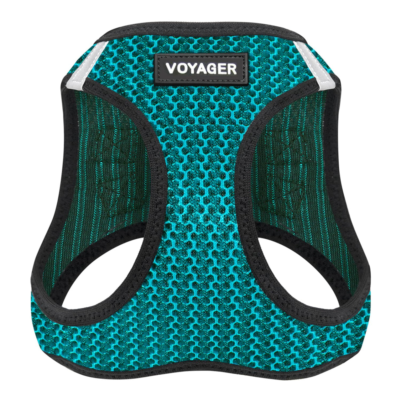 Voyager Step-in Air Dog Harness - All Weather Mesh Step in Vest Harness for Small and Medium Dogs by Best Pet Supplies - Turquoise (2-Tone), M