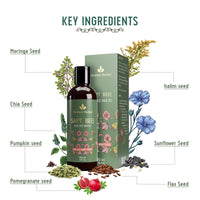 Avimee Herbal Sapt Beej Hair Oil | Packed With Goodness of 7 Seeds in One | Your Daily Hair Oil | Non Greasy Non Oily | Mineral Oil Free | 100ml