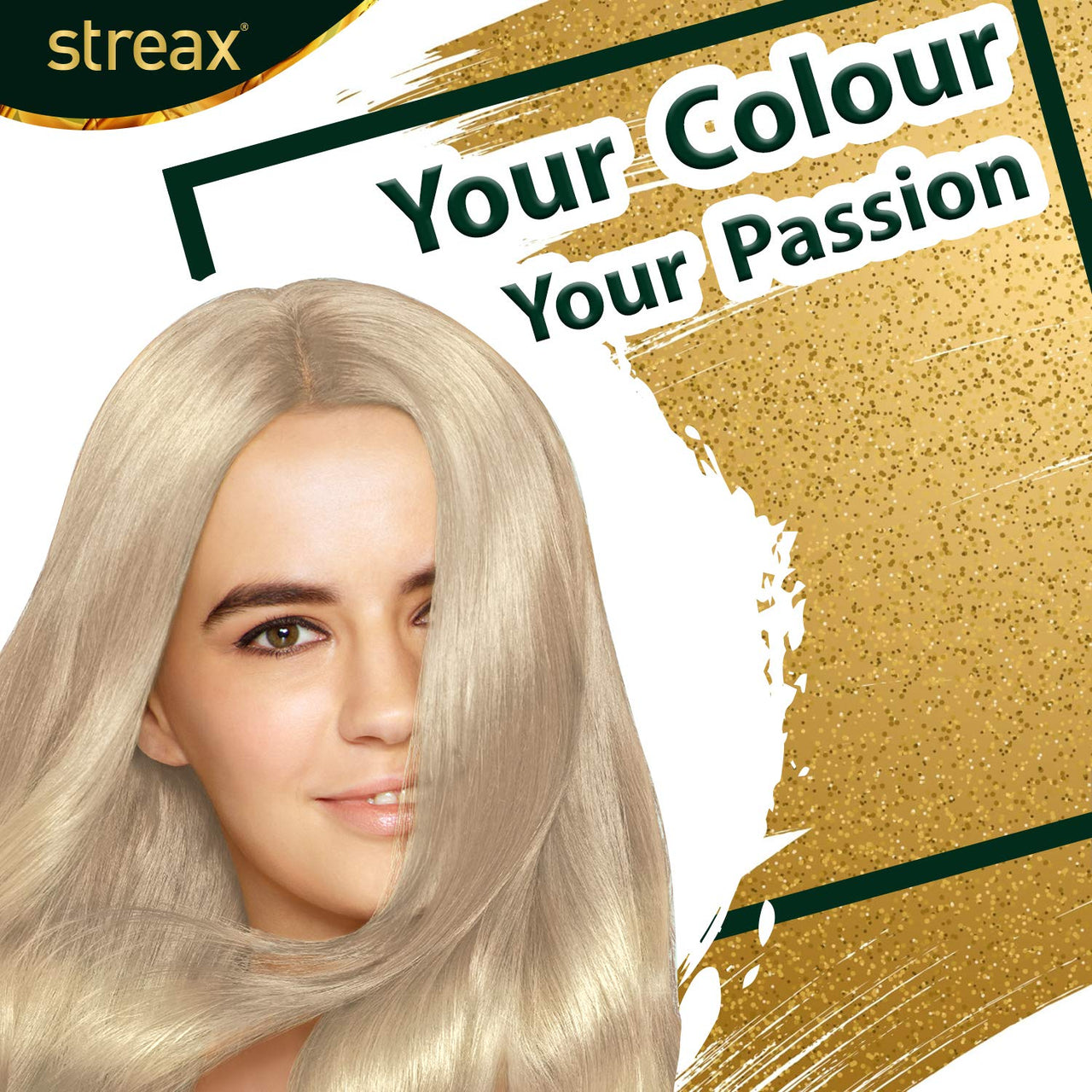 Streax Cream Hair Color for Unisex, 120ml - 9.1 Rich Platinum (Pack of 4)
