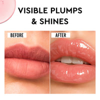 Million Colors Tinted Lip Balm Oil For Dark, Dry and Chapped Lips |Instant Lip Brightening| Provides Hydrating, Moisturizing and Plump Effect (Pack of 4 - Peach, Strawberry, Chocolate, Honey) - 8ml