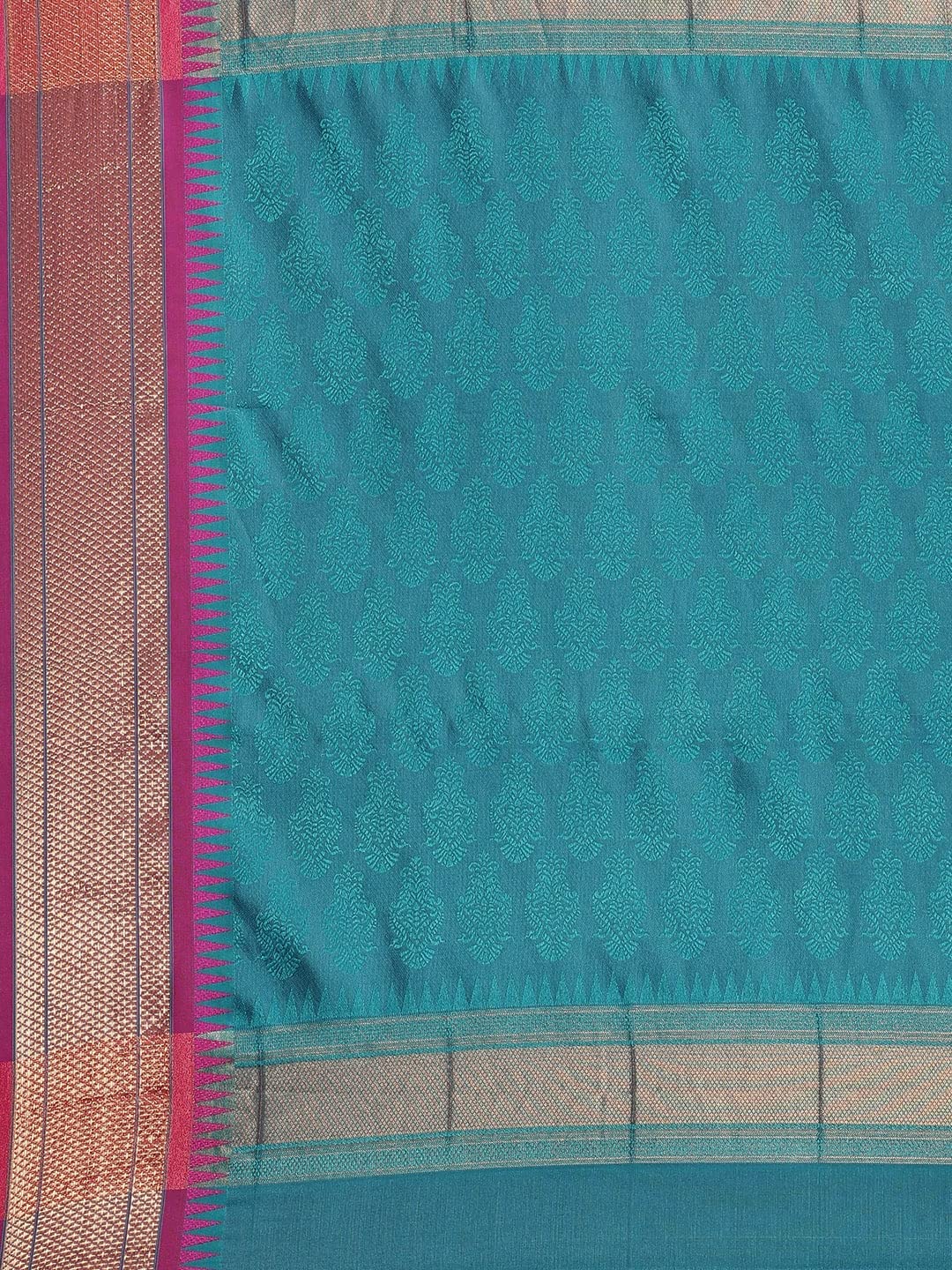 Pandadi Saree Women's  Cotton Silk Saree With Blouse Piece
