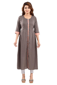 Priscilla RAYON COTTON FEEDING KURTIS FOR WOMEN WITH ZIPPERS 1122