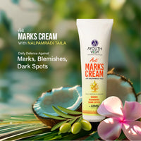 Anti-Marks Face Cream | With Nalpamaradi Taila & 6 Oils | Ayurvedic Cream for Dark Spots, Acne Marks, & Uneven Skin Tone | Daily Skincare for Men & Women (30g)