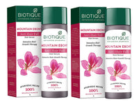 Biotique Bio Mountain Ebony Vitalizing Serum | Prevents Hair Fall & Soothes Scalp| Promotes Hair Growth | 100% Botanical Extracts | Suitable for All Skin Types | 120ml (Pack of 2)