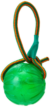 Starmark Everlasting Fun Ball on a Rope Dog Toy,Greens,Medium/Large