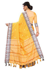 Regolith Designer Sarees for women banarasi silk saree with fancy saree Un-stitched blouse Pieces