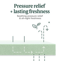 ZINUS 6 Inch Green Tea Memory Foam Mattress [New Version], Queen, Fiberglass free, Medium Firm Feel, Zoned Pressure Relief, Certified Safe Foams & Fabric, Mattress in A Box 6