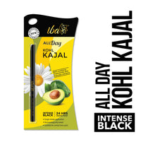Iba All Day Kohl Kajal, Jet Black, 0.30g (Pack of 2) | For Eye Makeup | 24 Hr Long Stay | Smudge Proof & Waterproof Eye Makeup | Deep Matte Finish | Halal Certified & Vegan Makeup