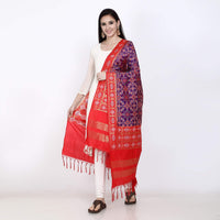 KAPAAHA Women's  Woven Design Silk Blend Dupatta Free Size
