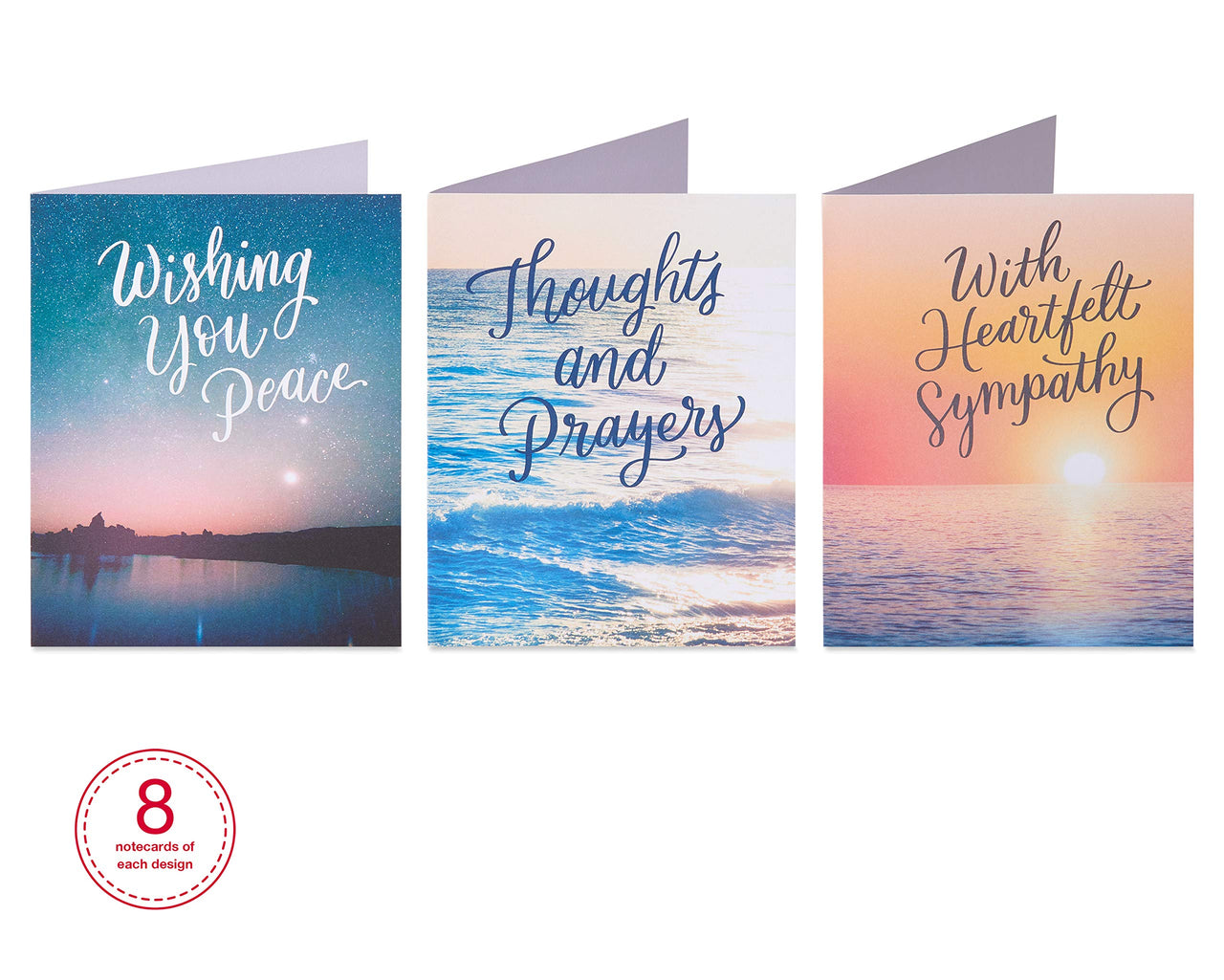 American Greetings Sympathy Card Assortment, Nature (48-Count)