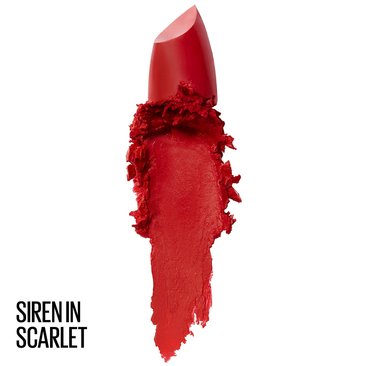 Maybelline New York Color Sensational Creamy Matte Lipstick, 640 Red Liberation and 690 Siren in Scarlet, 3.9g (Pack of 2)