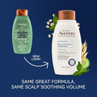 Aveeno Scalp Soothing Fresh Greens Blend Conditioner for Volume, Thickness and Refresh, Sulfate Free Conditioner, No Dyes or Parabens, 12 fl. oz (4067311)