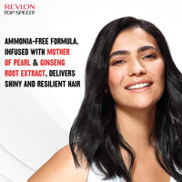 Revlon Top Speed Hair Color for Men Natural Black with Outrageous Conditioner 190ml | 100% Grey Coverage in 5 Minutes | Prevent Fading, add Volume, Softness & Shine to Hair