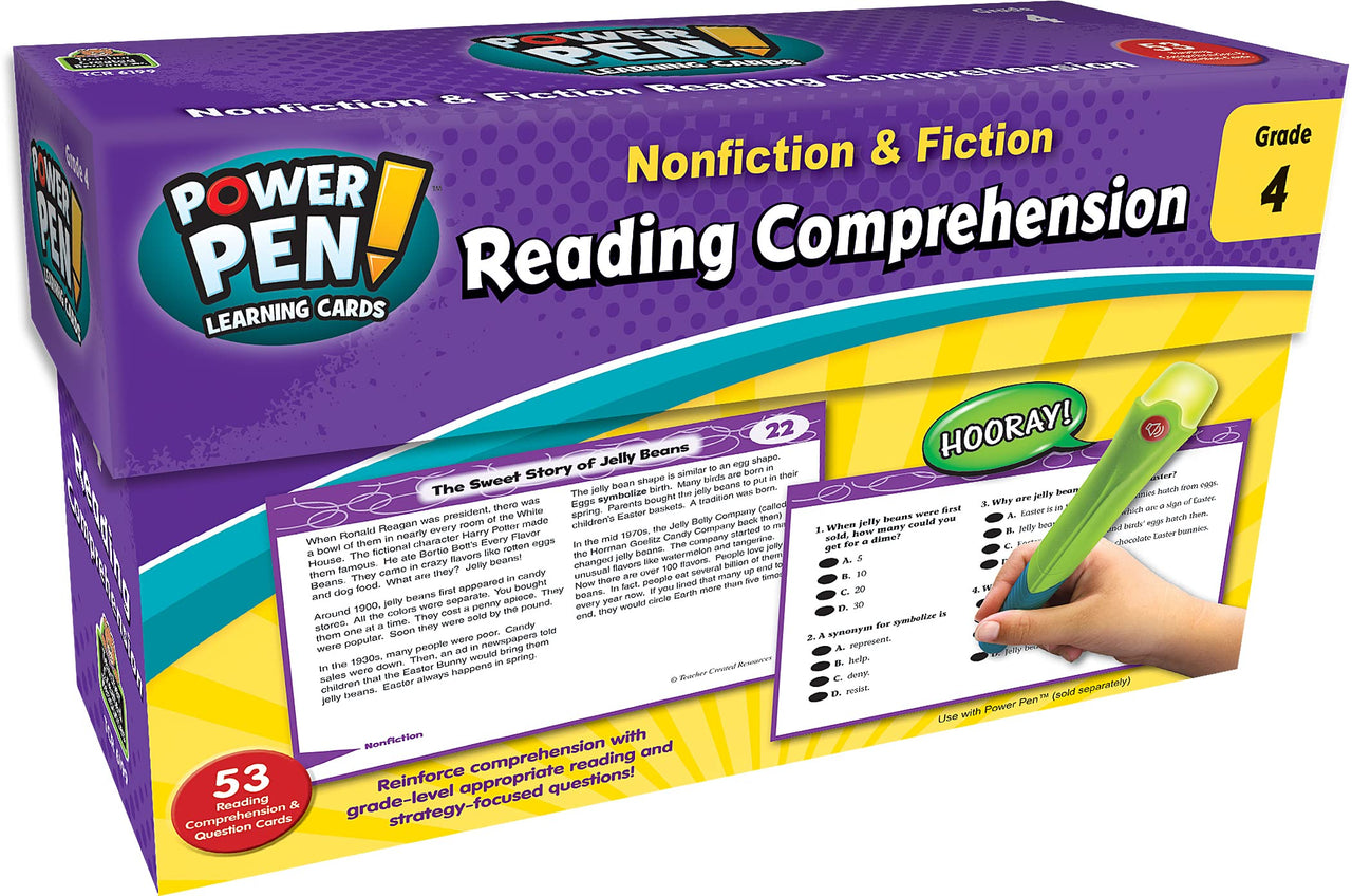 Teacher Created Resources 6199 Gr 4 Power Pen Learning Cards