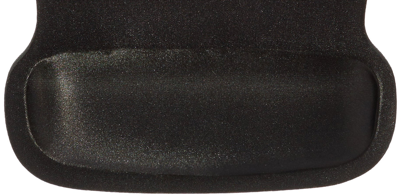 Basics Rectangular Gel Computer Mouse Pad with Wrist Support Rest, Small, Black Single