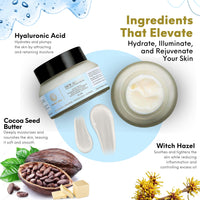 Nature's Kinn Face Brightening Cream 50gm, Alpha Arbutin, Vitamin C, Hyaluronic Acid, Witch Hazel, Gotu Kola, Pumpkin Extract, Brightening Day Protection Cream, Reduces Dark/Age Spots, Pigmentation, Uneven Skin Tone