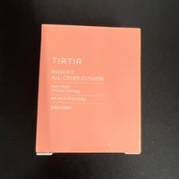 TIRTIR Mask All-Cover Cushion Foundation | Full coverage, Skin fit, Satin Glow Finish | Korean Cushion Foundation #21N IVORY | 4.5g