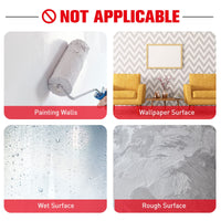 Double Sided Tape Heavy Duty, Small Waterproof Strong Mounting Adhesive Foam Tape, 10ft Length, 0.39in Width for LED Strip Lights, Home Decor, Car, Glass, Sign, Made of 3M VHB Tape,Red