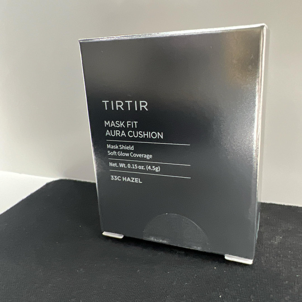 TIRTIR Mask Fit Aura Cushion Foundation, Full coverage, Skin fit, Satin Glow Finish, Korean Cushion Foundation #33C HAZEL, 4.5g