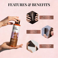 Just Herbs Castor and Black Onion Seed Sulfate Free Shampoo- 200ml & Just Herbs Skin-Rejuvenating Ayurvedic Face Wash Cleanser- 100 ML