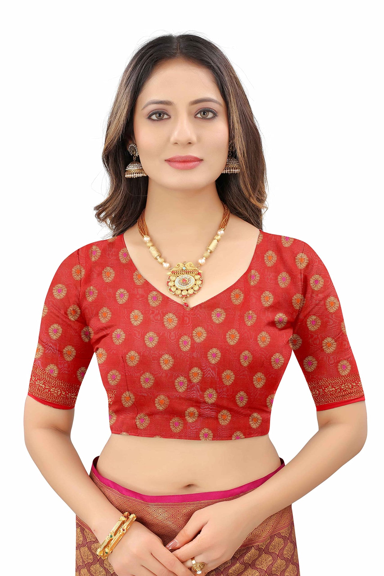 Silk Zone Women's  Cotton Woven Saree