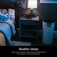 Shark Air Purifier for Home, Office, and Bedroom, Clean Sense Technology, HEPA Air Filter, 1200 Sq Ft, Captures 99.98% of Particles, Pet Dander, Pollutants, Dust, Smoke, Allergens & Smells, HP202 Black 1200 Sq. Ft.